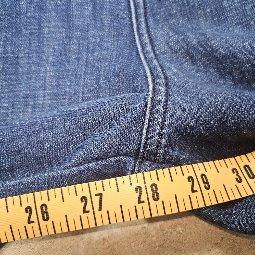 Talbots Jeans Women 10 High Waist Straight Ankle Side Stripe Njormcore Classic‎ - Picture 10 of 12